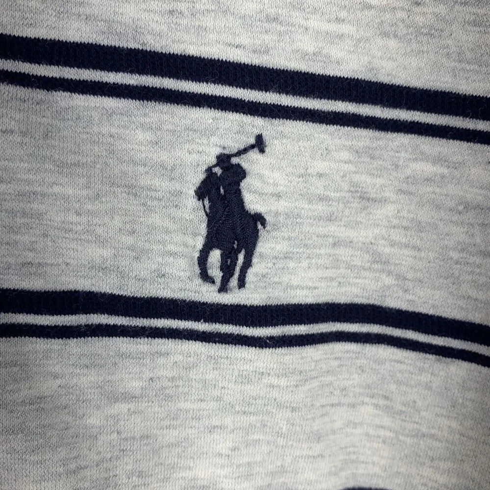 Polo Golf Ralph Lauren‎ Mens Large Shirt Pima Cotton Preppy Stripes Casual